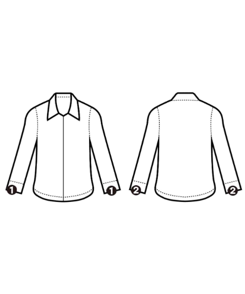 MACPHEE（マカフィー）カジュアルシャツ 白 サイズ:38(L位) レディース/2200678895023