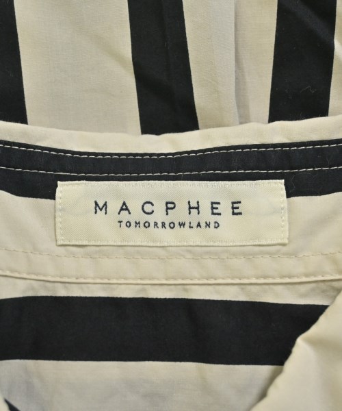MACPHEE（マカフィー）カジュアルシャツ 白 サイズ:38(L位) レディース/2200678895023