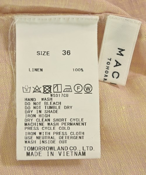 MACPHEE（マカフィー）ワンピース ベージュ サイズ:36(M位) レディース/2200678534021