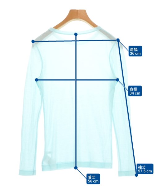 MACPHEE（マカフィー）Tシャツ・カットソー 青 サイズ:S レディース/2200675428293