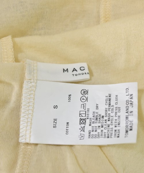 MACPHEE（マカフィー）Tシャツ・カットソー 黄 サイズ:S レディース/2200675428309