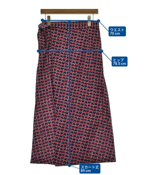 MACPHEE（マカフィー）ロング・マキシ丈スカート ピンク サイズ:36(M位) レディース/2200676107111