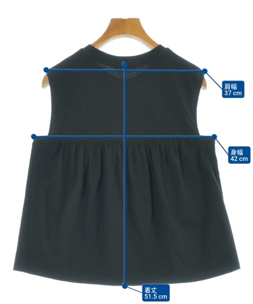 MACPHEE（マカフィー）ノースリーブ 黒 サイズ:S レディース/2200676597059