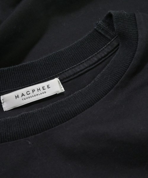 MACPHEE（マカフィー）Tシャツ・カットソー 黒 サイズ:S レディース/2200674093058