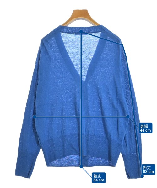 MACPHEE（マカフィー）カーディガン 青 サイズ:S レディース/2200680458025