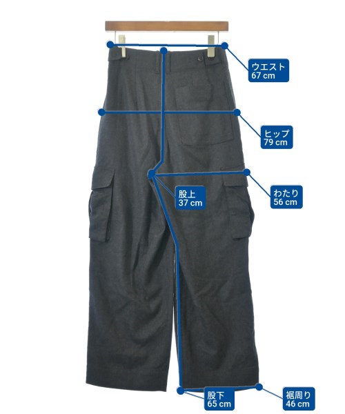 MACPHEE（マカフィー）カーゴパンツ 黒 サイズ:32(XS位) レディース/2200677026053