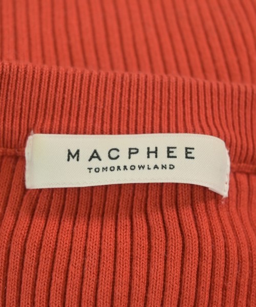 MACPHEE（マカフィー）カーディガン 赤 サイズ:S レディース/2200679947028