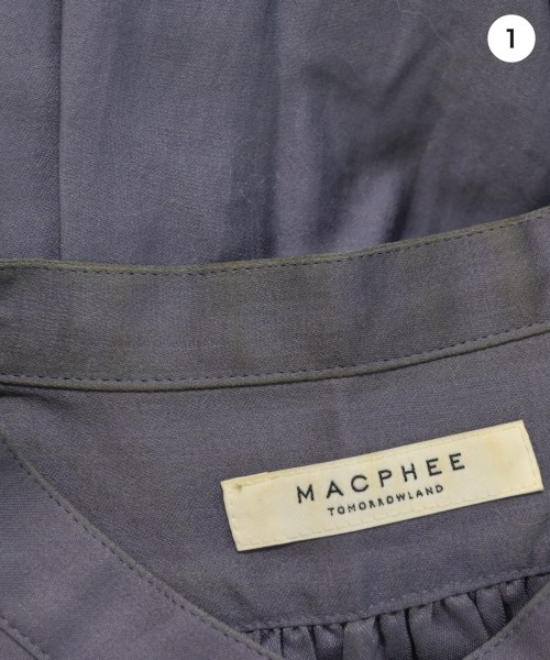 MACPHEE（マカフィー）ブラウス 紫 サイズ:36(M位) レディース/2200680909046