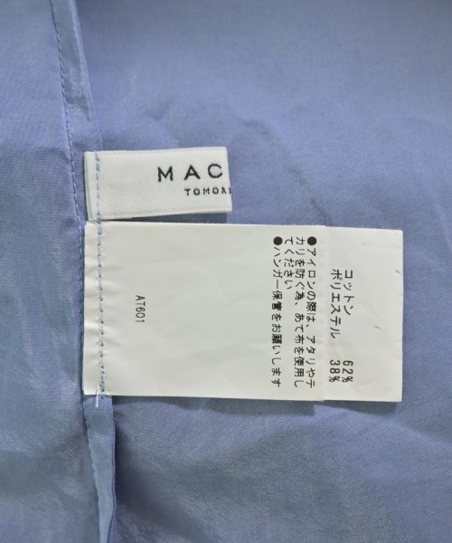 MACPHEE（マカフィー）ブラウス 青 サイズ:36(M位) レディース/2200677076041