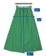 MACPHEE（マカフィー）ロング・マキシ丈スカート 緑 サイズ:34(S位) レディース/2200681690110