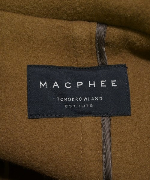 MACPHEE（マカフィー）ダッフルコート 茶 サイズ:34(S位) レディース/2200669642018
