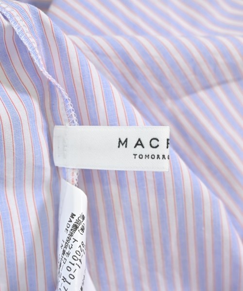 MACPHEE（マカフィー）ブラウス 青 サイズ:36(M位) レディース/2200678411049