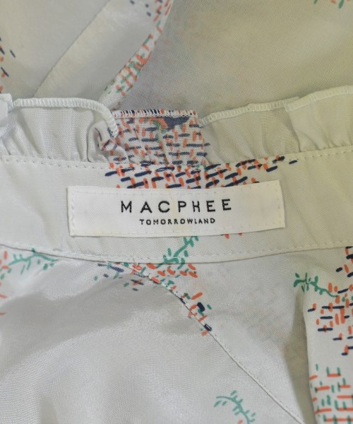 MACPHEE（マカフィー）カジュアルシャツ 青 サイズ:36(M位) レディース/2200682068017