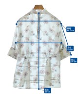 MACPHEE（マカフィー）カジュアルシャツ 青 サイズ:36(M位) レディース/2200682068017