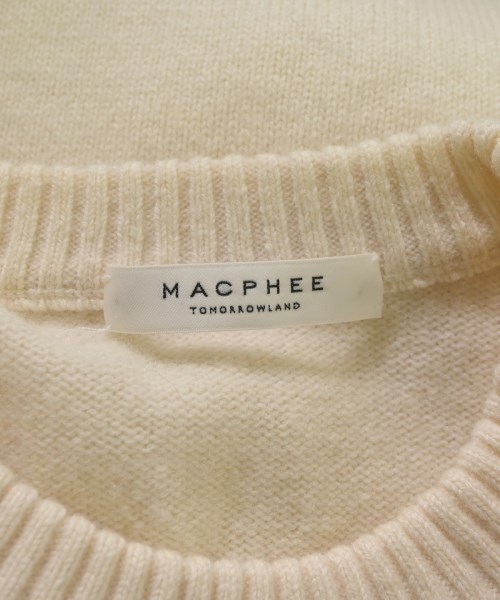 MACPHEE（マカフィー）ニット・セーター 白 サイズ:M レディース/2200682100014