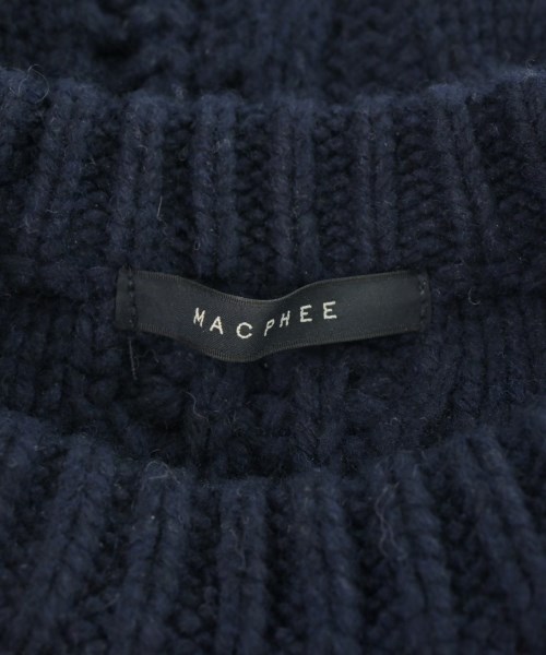 MACPHEE（マカフィー）ニット・セーター 紺 サイズ:S レディース/2200682170017