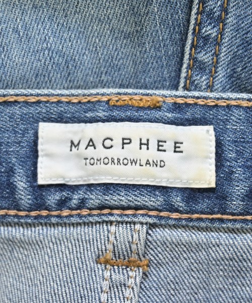 MACPHEE（マカフィー）デニムパンツ 青 サイズ:34(S位) レディース/2200689238024