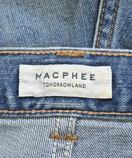 MACPHEE（マカフィー）デニムパンツ 青 サイズ:34(S位) レディース/2200689238024