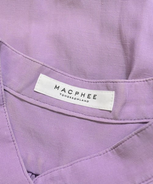 MACPHEE（マカフィー）ブラウス 紫 サイズ:36(M位) レディース/2200689622038