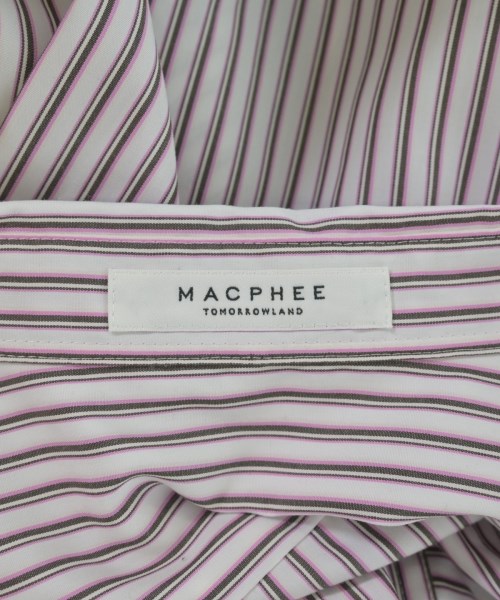 MACPHEE（マカフィー）カジュアルシャツ ピンク サイズ:36(M位) レディース/2200690182040