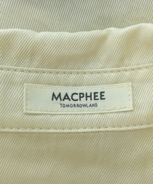 MACPHEE（マカフィー）カジュアルシャツ 白 サイズ:36(M位) レディース/2200692811085