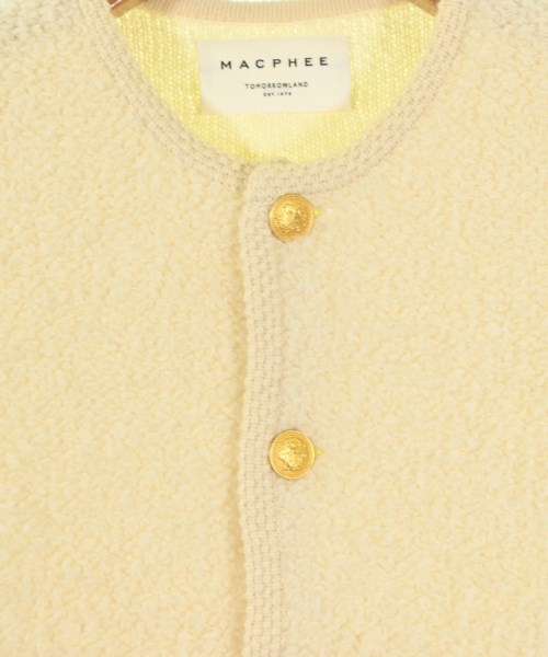 MACPHEE（マカフィー）カーディガン 白 サイズ:S レディース/2200688184018