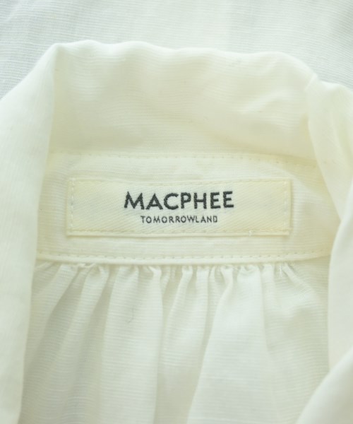 MACPHEE（マカフィー）ベスト 白 サイズ:36(M位) レディース/2200694537044