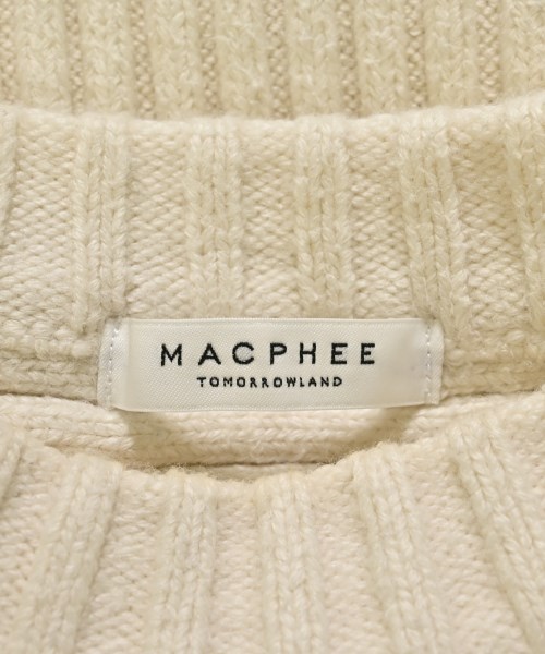 MACPHEE（マカフィー）ニット・セーター 白 サイズ:S レディース/2200688660048