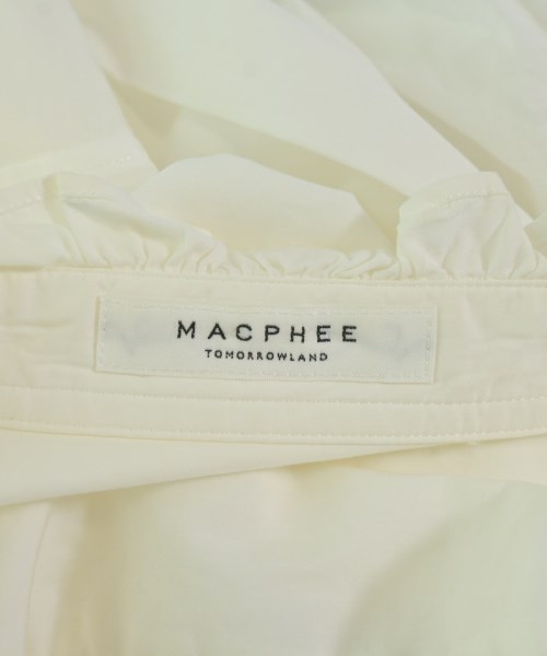 MACPHEE（マカフィー）ブラウス 白 サイズ:36(M位) レディース/2200688660062