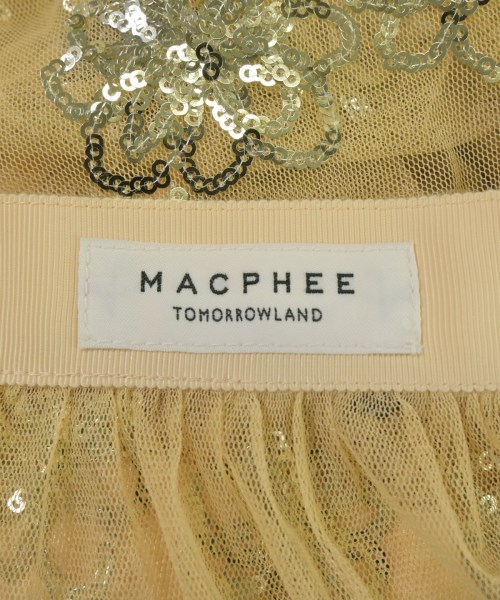 MACPHEE（マカフィー）ロング・マキシ丈スカート 黄 サイズ:36(M位) レディース/2200688660086