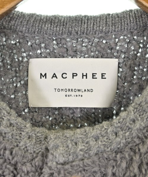 MACPHEE（マカフィー）カーディガン グレー サイズ:S レディース/2200689610035