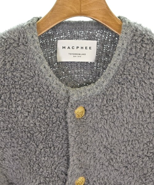 MACPHEE（マカフィー）カーディガン グレー サイズ:S レディース/2200689610035