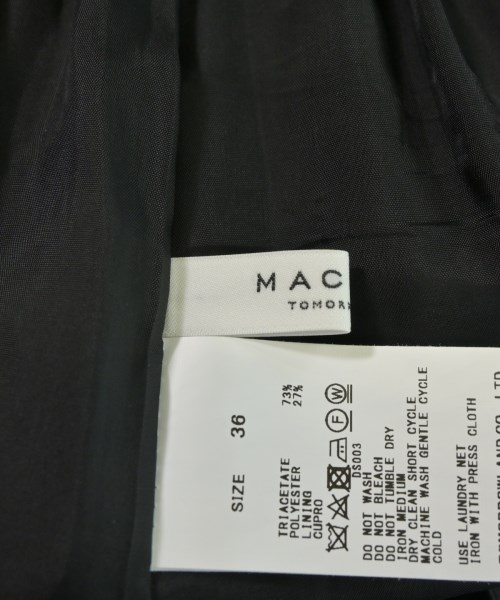 MACPHEE（マカフィー）ロング・マキシ丈スカート 黒 サイズ:36(M位) レディース/2200691555102
