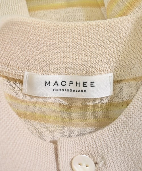 MACPHEE（マカフィー）カーディガン 黄 サイズ:S レディース/2200687355044