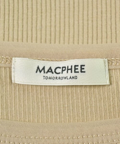MACPHEE（マカフィー）Tシャツ・カットソー ベージュ サイズ:S レディース/2200695737030