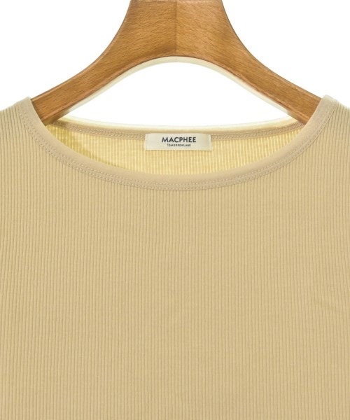 MACPHEE（マカフィー）Tシャツ・カットソー ベージュ サイズ:S レディース/2200695737030