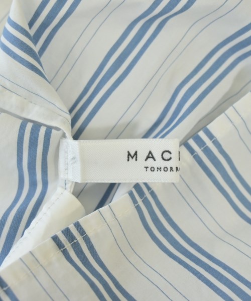 MACPHEE（マカフィー）ブラウス 青 サイズ:36(M位) レディース/2200690000214