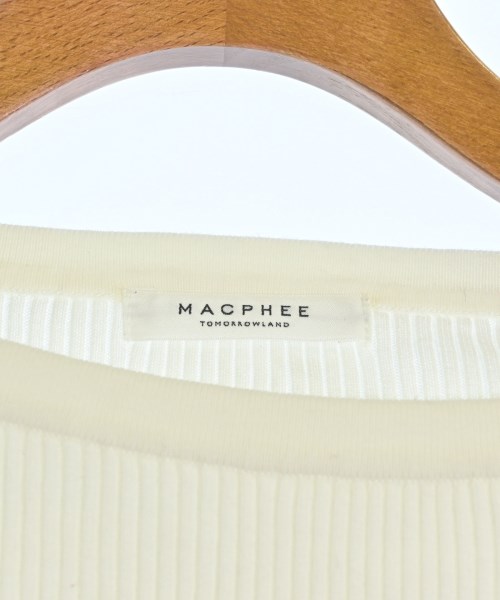 MACPHEE（マカフィー）Tシャツ・カットソー 白 サイズ:S レディース/2200690299021