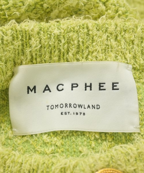 MACPHEE（マカフィー）ベスト 緑 サイズ:S レディース/2200692663028
