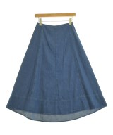 MACPHEE（マカフィー）ロング・マキシ丈スカート 青 サイズ:34(S位) レディース/2200696134050