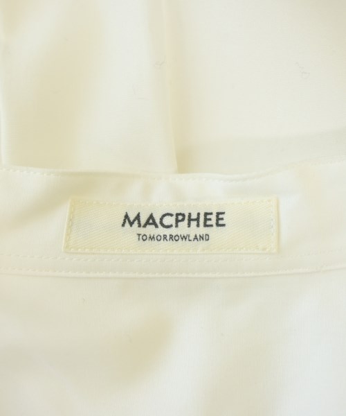 MACPHEE（マカフィー）ブラウス 白 サイズ:36(M位) レディース/2200690262162