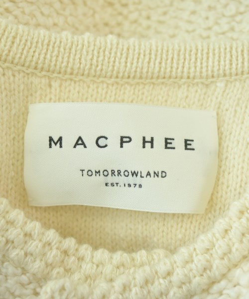 MACPHEE（マカフィー）カーディガン 白 サイズ:S レディース/2200688234096