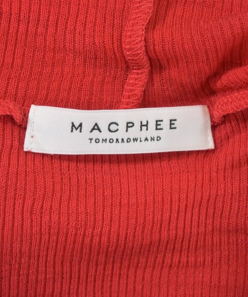 MACPHEE（マカフィー）ニット・セーター 赤 サイズ:S レディース/2200693087052
