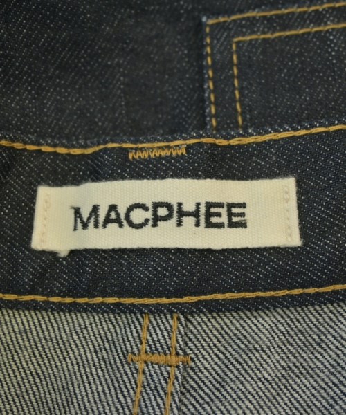 MACPHEE（マカフィー）デニムパンツ 紺 サイズ:36(M位) レディース/2200692348031