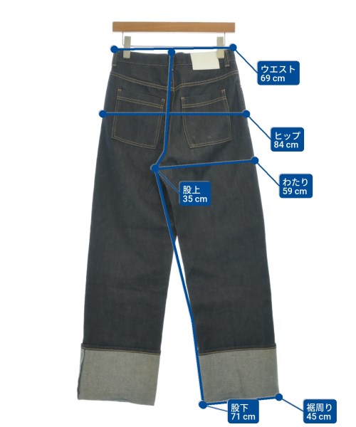 MACPHEE（マカフィー）デニムパンツ 紺 サイズ:36(M位) レディース/2200692348031