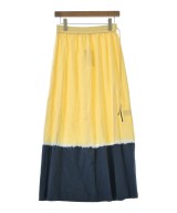MACPHEE（マカフィー）ロング・マキシ丈スカート 黄 サイズ:36(M位) レディース/2200692348123