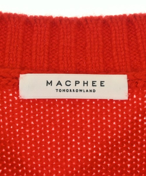 MACPHEE（マカフィー）ニット・セーター 赤 サイズ:S レディース/2200692348277