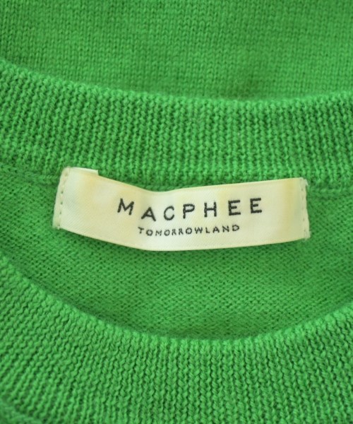 MACPHEE（マカフィー）ニット・セーター 緑 サイズ:S レディース/2200692348284