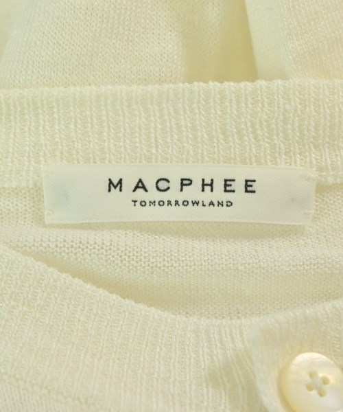 MACPHEE（マカフィー）カーディガン 白 サイズ:S レディース/2200695327033