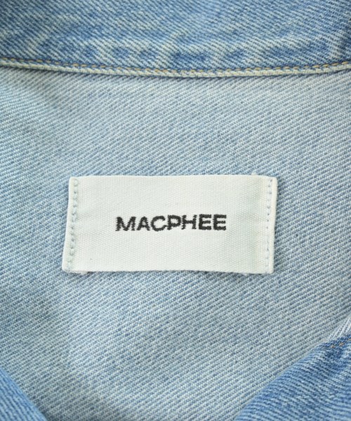 MACPHEE（マカフィー）デニムジャケット 青 サイズ:36(M位) レディース/2200696871016